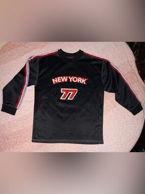 VINTAGE New York 77 Bulldog Jersey Y2K Aesthetic